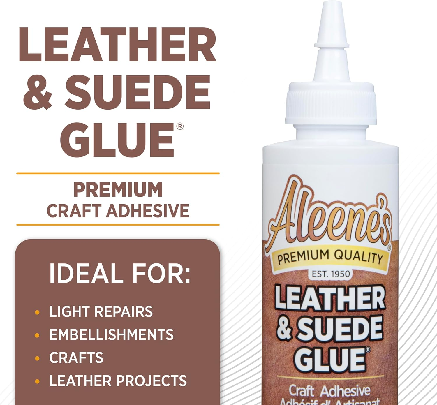 Aleene'S15594 Leather & Suede Glue 4Oz image number 2