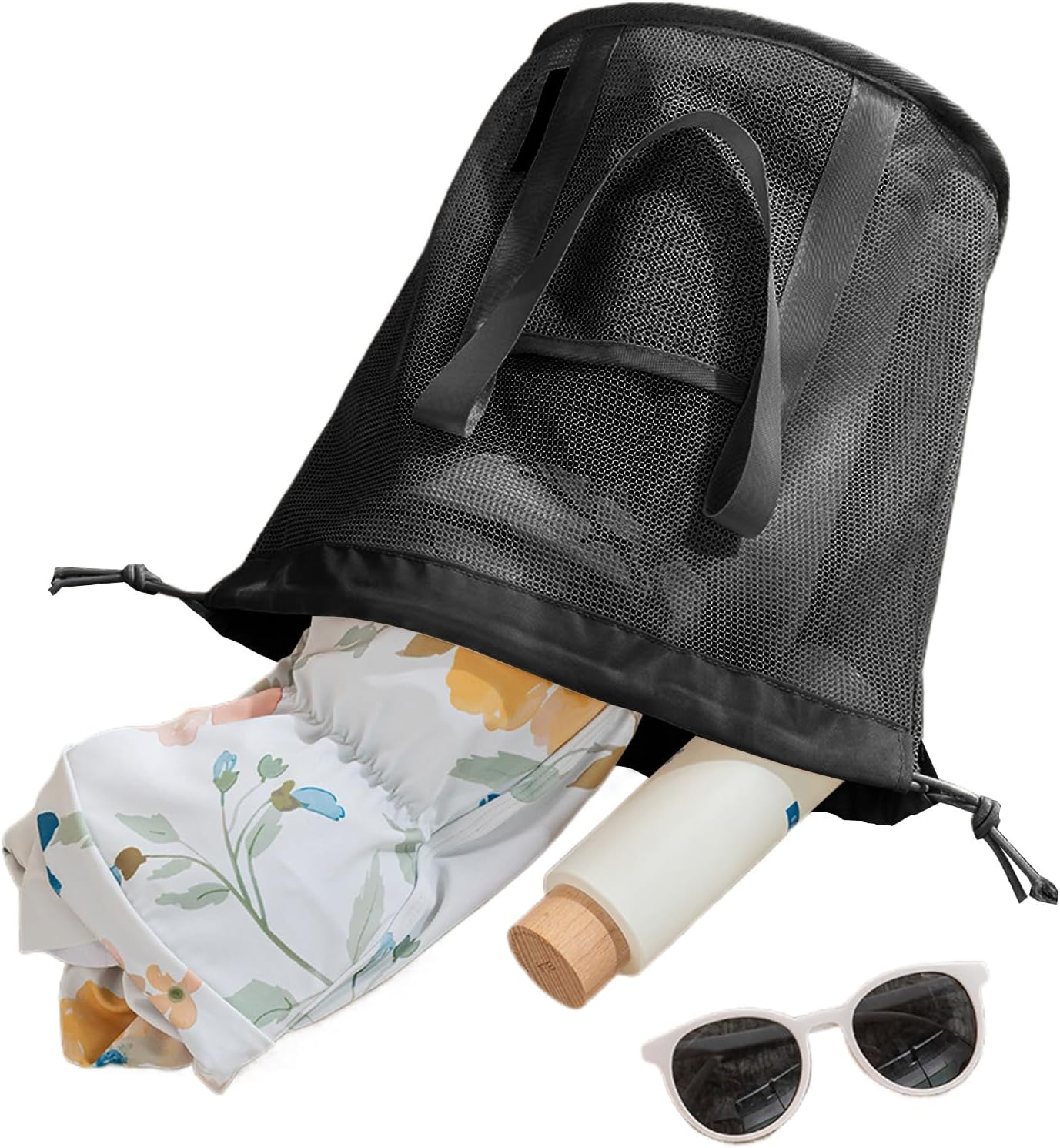 Mesh Shower Bags &ndash; Portable Mesh Design, Waterproof Pouch Organizer Quick-Dry Weave, Toiletry Carrier Breathable Storage Form, Bath Tote Multi-Compartment Layout | Dorm Travel Gym Swim