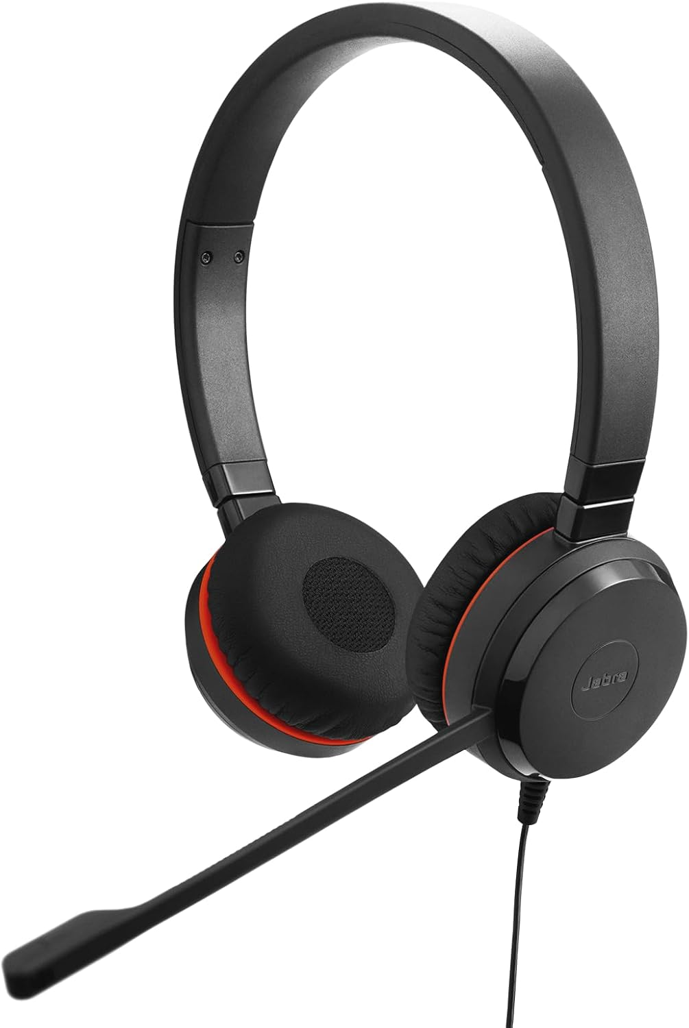 Jabra Evolve 30 II Wired Headset - USB C + 3.5Mm Jack - Advanced Chipset with ANC in Uni Directional Microphone - on Ear Headphones with Noise Cancelling Mic - Rich, Immersive Sound - Microsoft Teams image number 6