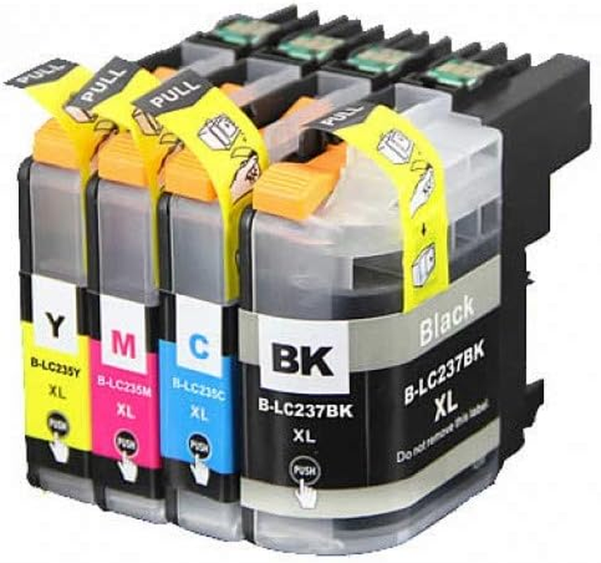 Generic LC-237XL Black +CL-235XL Colour Ink Cartridges for Brother DCP-J4120 MFC-J4620DW