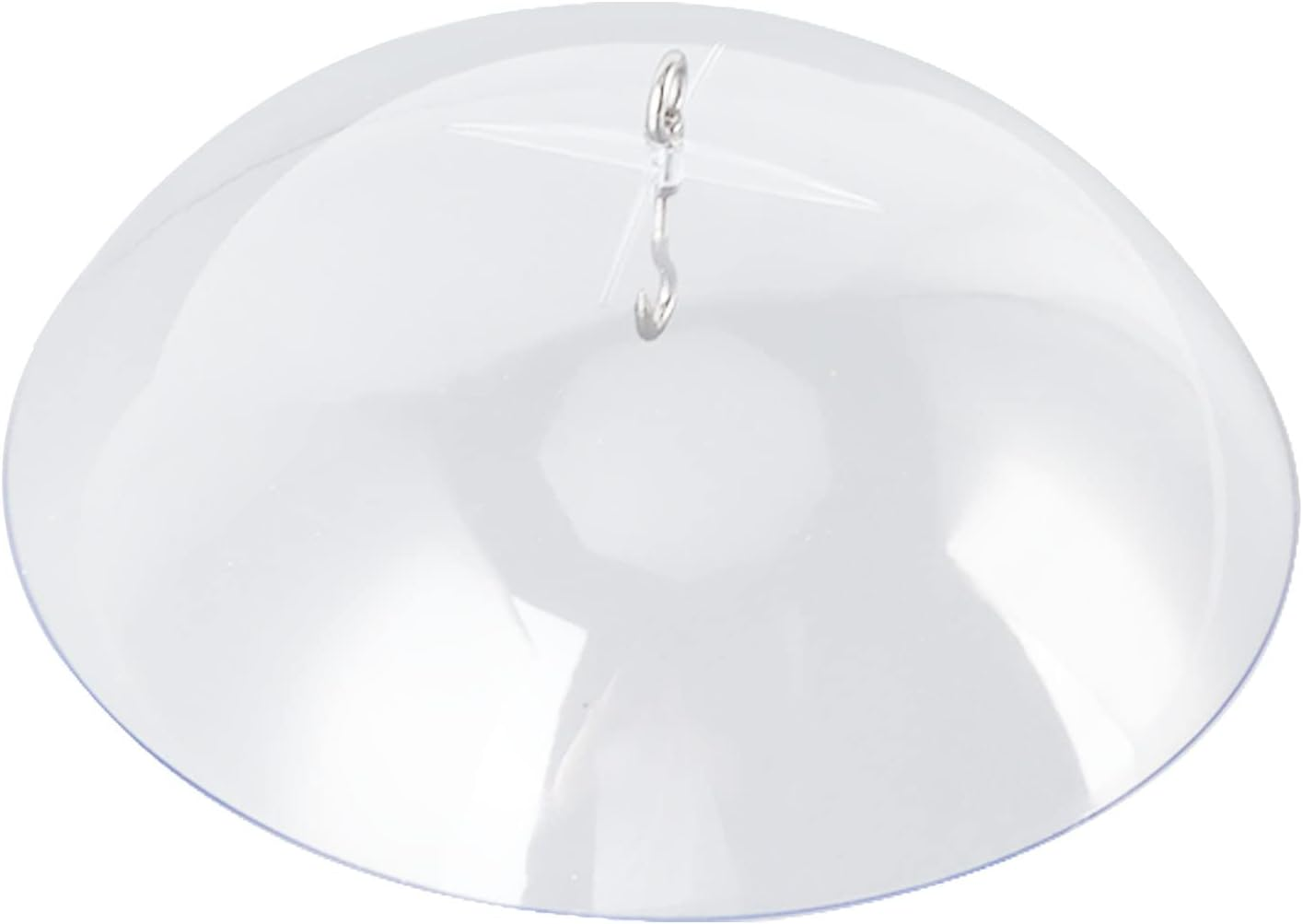 Transparent Bird Feeder Protective Dome Cover with Hook, Acrylic Hanging Bird Feeders for Outdoor Use image number 2
