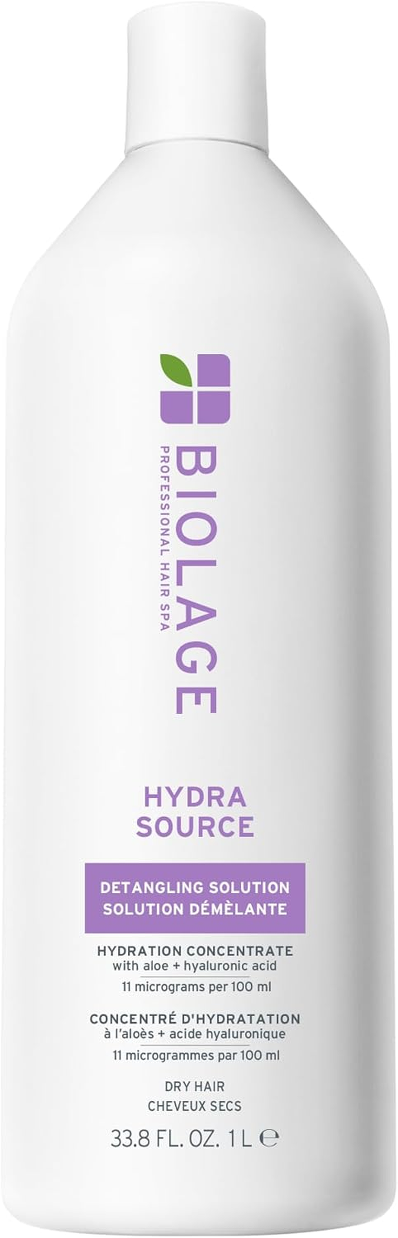 Biolage Hydrasource Detangling Solution for Dry Hair, 33.8 Fl. Oz. image number 4