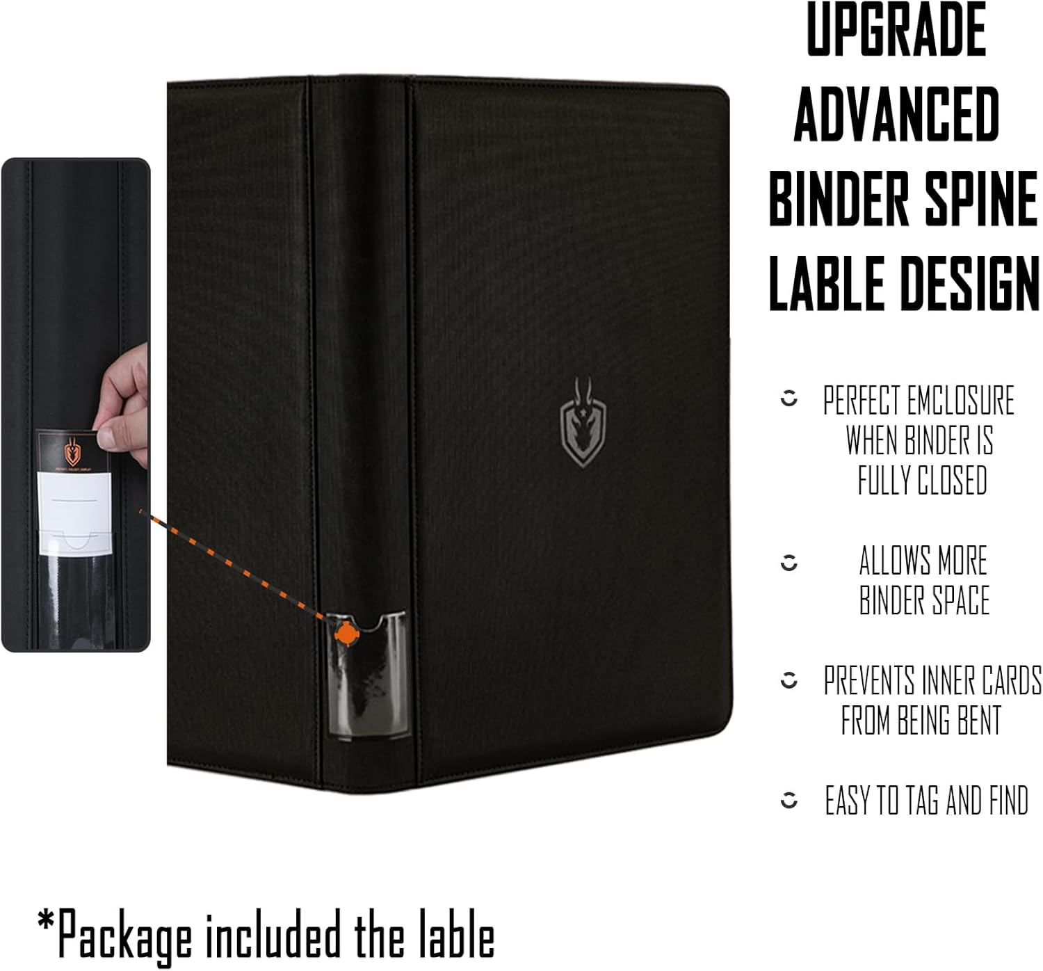 Trading Card Binder, Card Album Hold up to 540 Cards, Zipper Binder for Cards Collection, TCG Card Holder for Game Card, Sports Card, YGO, MTG Etc image number 1