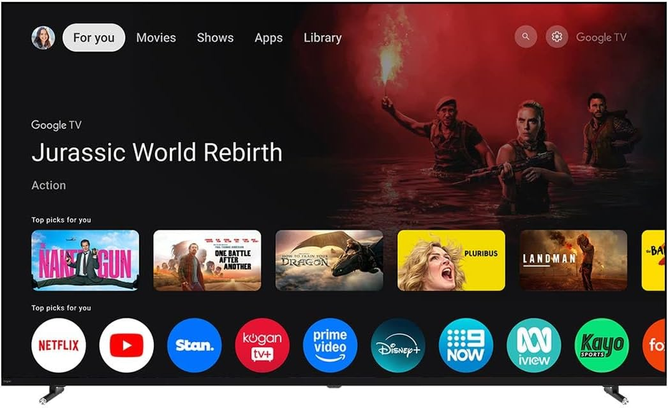 Kogan 65" QLED 4K 144Hz Smart AI Google TV - Q98G - KAQL65XQ98GSVA - 65 Inch image number 1