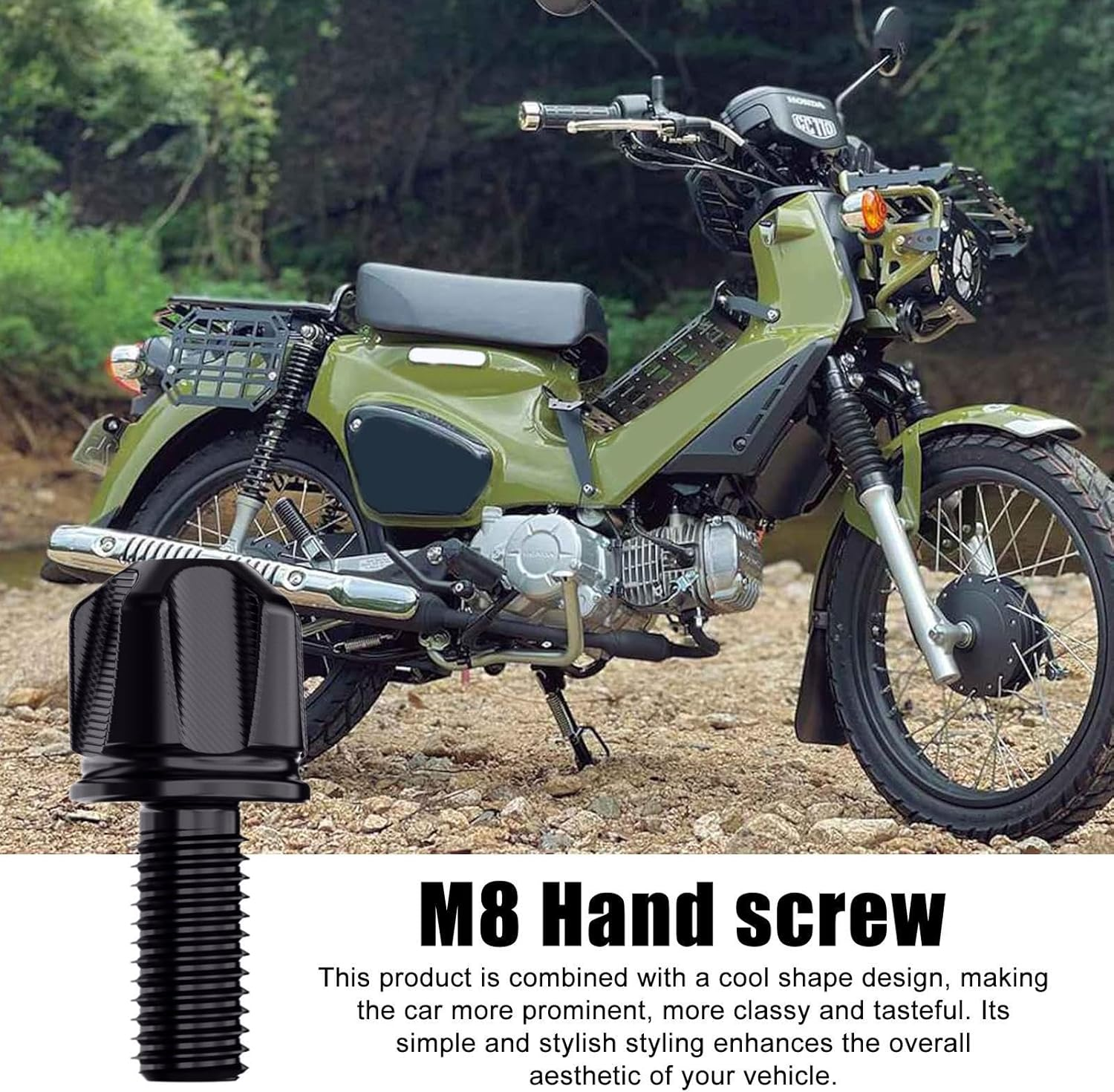 M8 Screws | Motorcycle Rear Seat Bolts Mount Screw - M8 Hand-Tightened Aluminum Alloy Seat Bolt Screw Motorcycle Parts Seat Cushion Screws Buniq image number 1