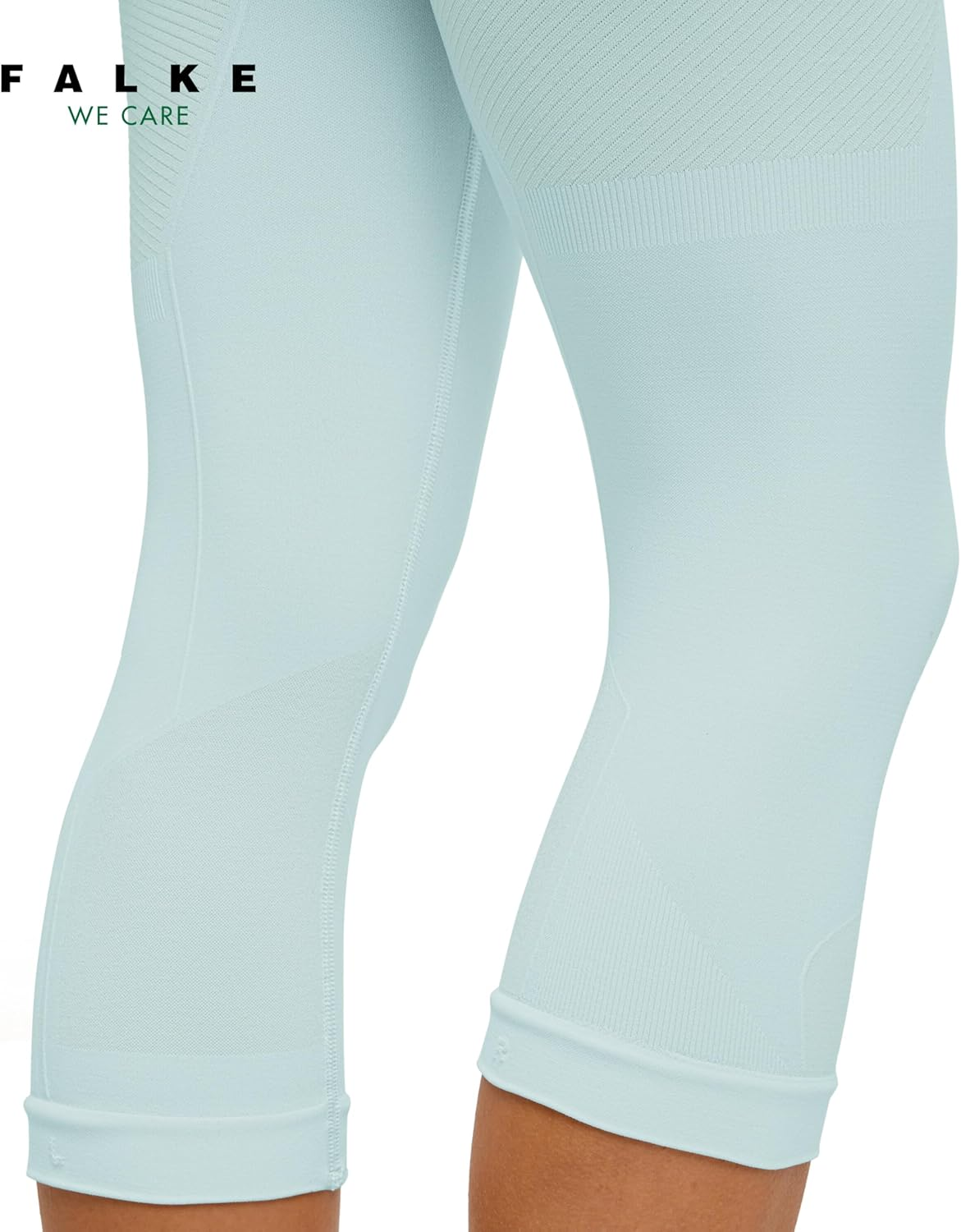 FALKE Women'S Warm 3/4 Sport Tights Base Layer Bottom Thermal Underwear Black Navy Blue More Colours for Outdoor Sports in Winter Hiking Running Cycling Equestrian 1 Pair image number 4