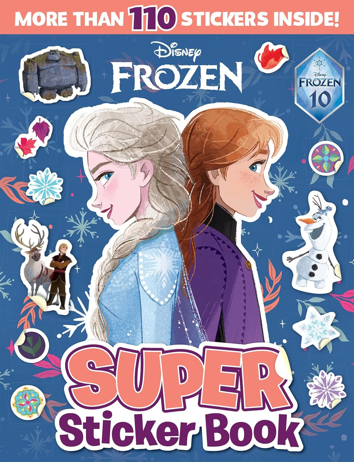 Frozen 10Th Anniversary: Super Sticker Book (Disney)
