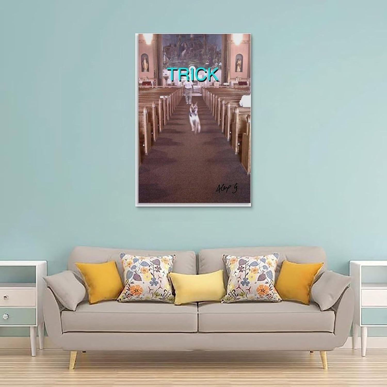 Trick Music. Poster Canvas Painting Wall Art Picture Home Decor Print for Bedroom Living Room Dorm Study Bar Office 16X24Inch(40X60Cm) Unframe-Style image number 3