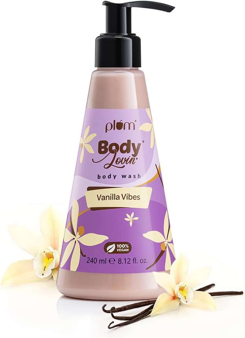 Plum Bodylovin' Vanilla Vibes Shower Gel | All Skin Types | Vanilla Fragrance | Sulphate & Paraben Free | 100% Vegan | Non-Drying, Transparent image number 2