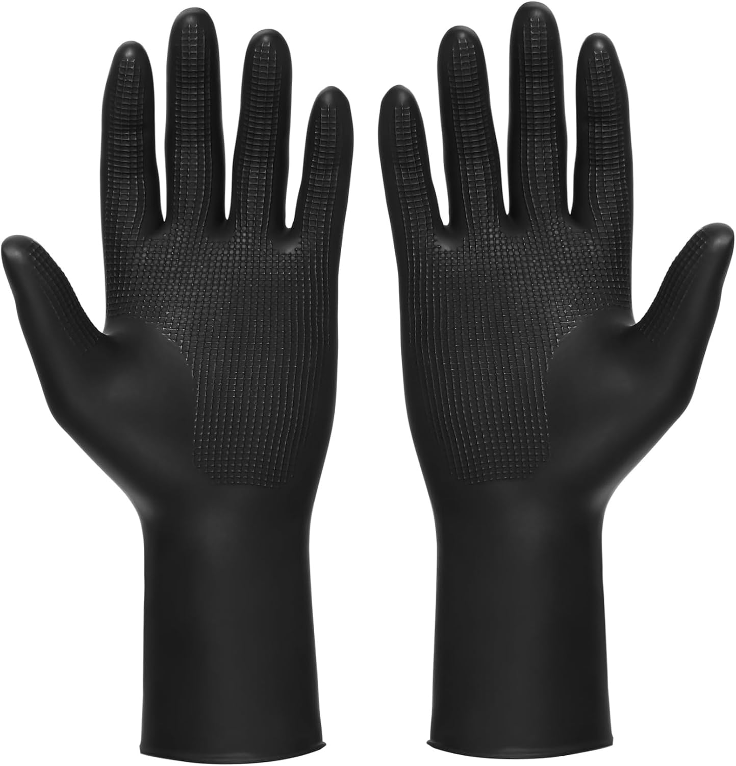 DEARMAMY 3Pairs Hair Dye Gloves Slip Resistant Shampoo Gloves for Hair Coloring Barber Salon Use Protective Washable for Women Men image number 6