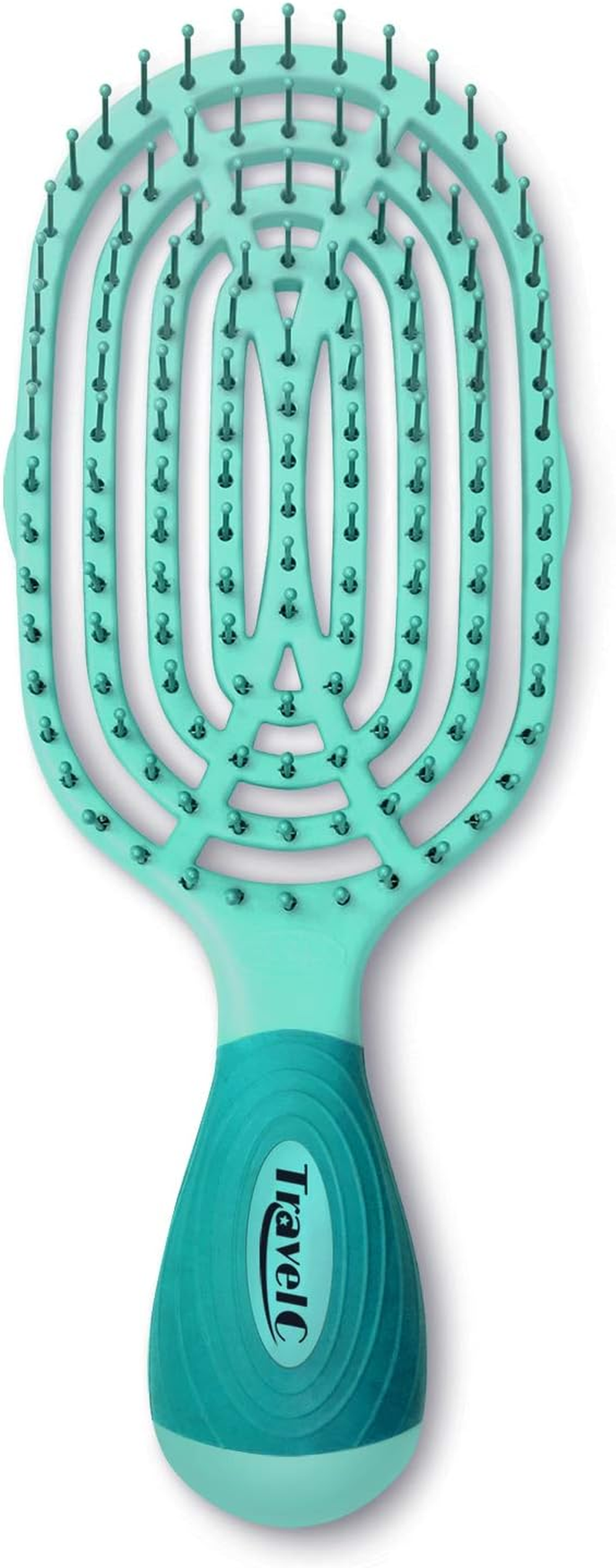 Nuway&reg; U.S. Patented Vented Travelc&reg; for All Hair Types Is Hair Dryer Safe (Teal) image number 1