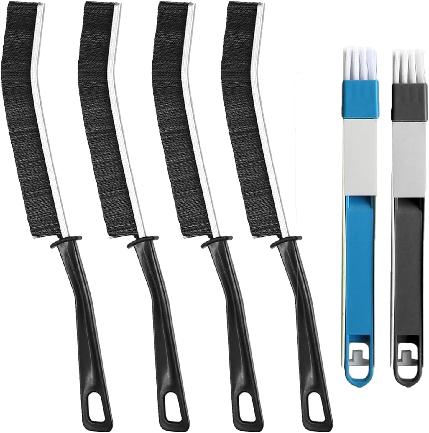Crevice Cleaning Brush,6 PCS Cleaning Brushes,Scrubbing Brush,Cleaning Products,Home Essentials,Grout Brush Cleaning Tools for Household Supplies, Bathroom, Shower, Kitchen, Window, Toilet image number 5