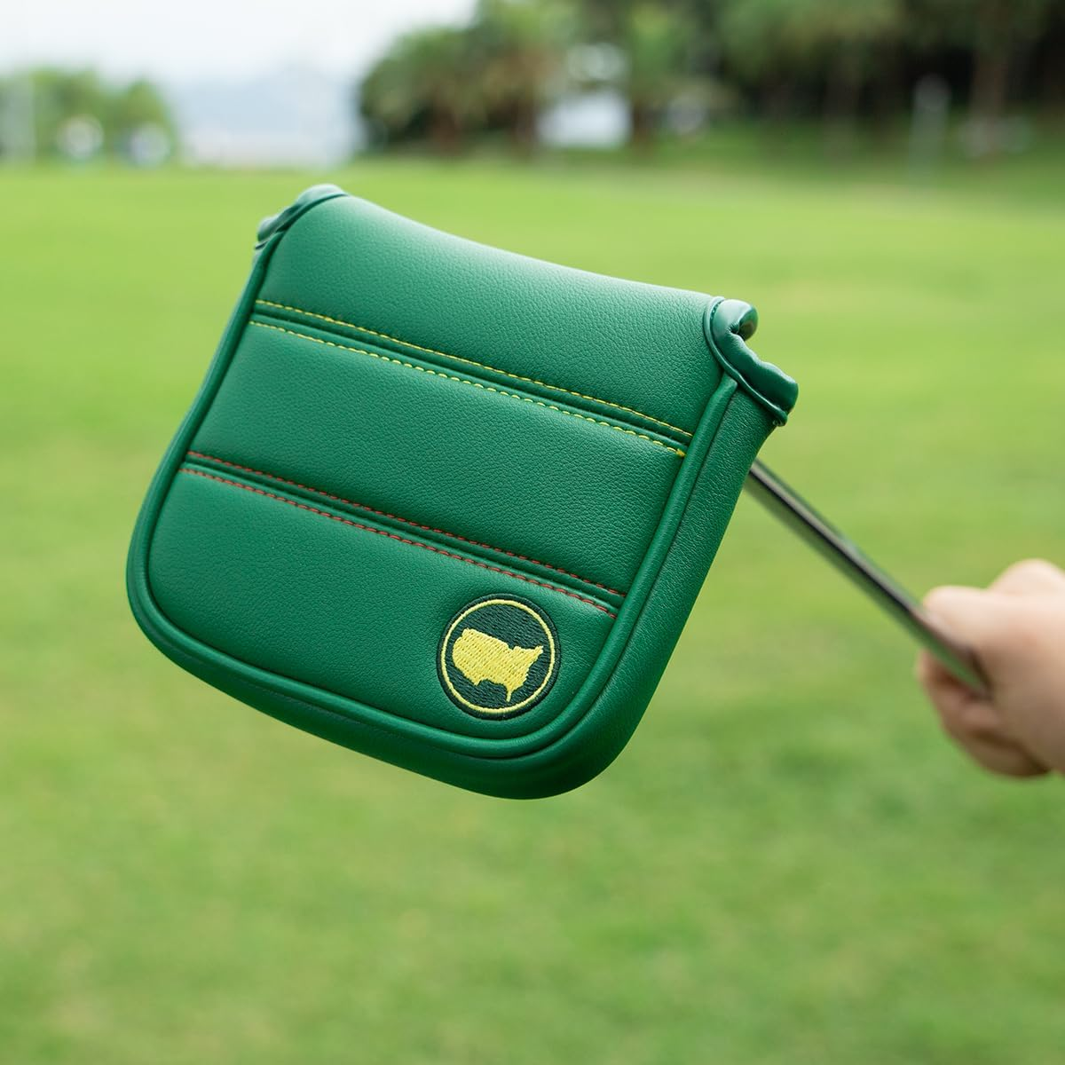 Montela Golf Putter Covers Mallet Putter Headcover Blade Putter Covers Golf Club Covers Leather Putter Head Covers Golf Headcover with Magnetic for Scotty Cameron Taylormade Callaway Titleist Odyssey image number 4