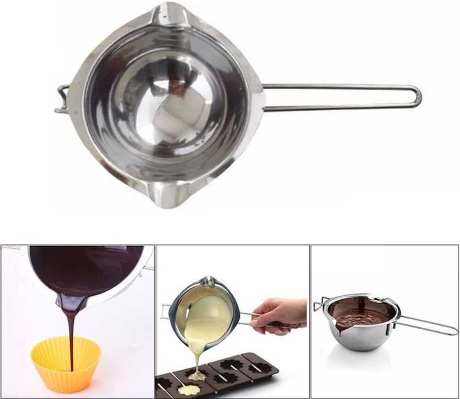 Stainless Steel Wax Melting Pot Double Boiler for DIY Wedding Scented Candle, Rust Resistant, 10.4X5.7X2.3 Inches image number 2