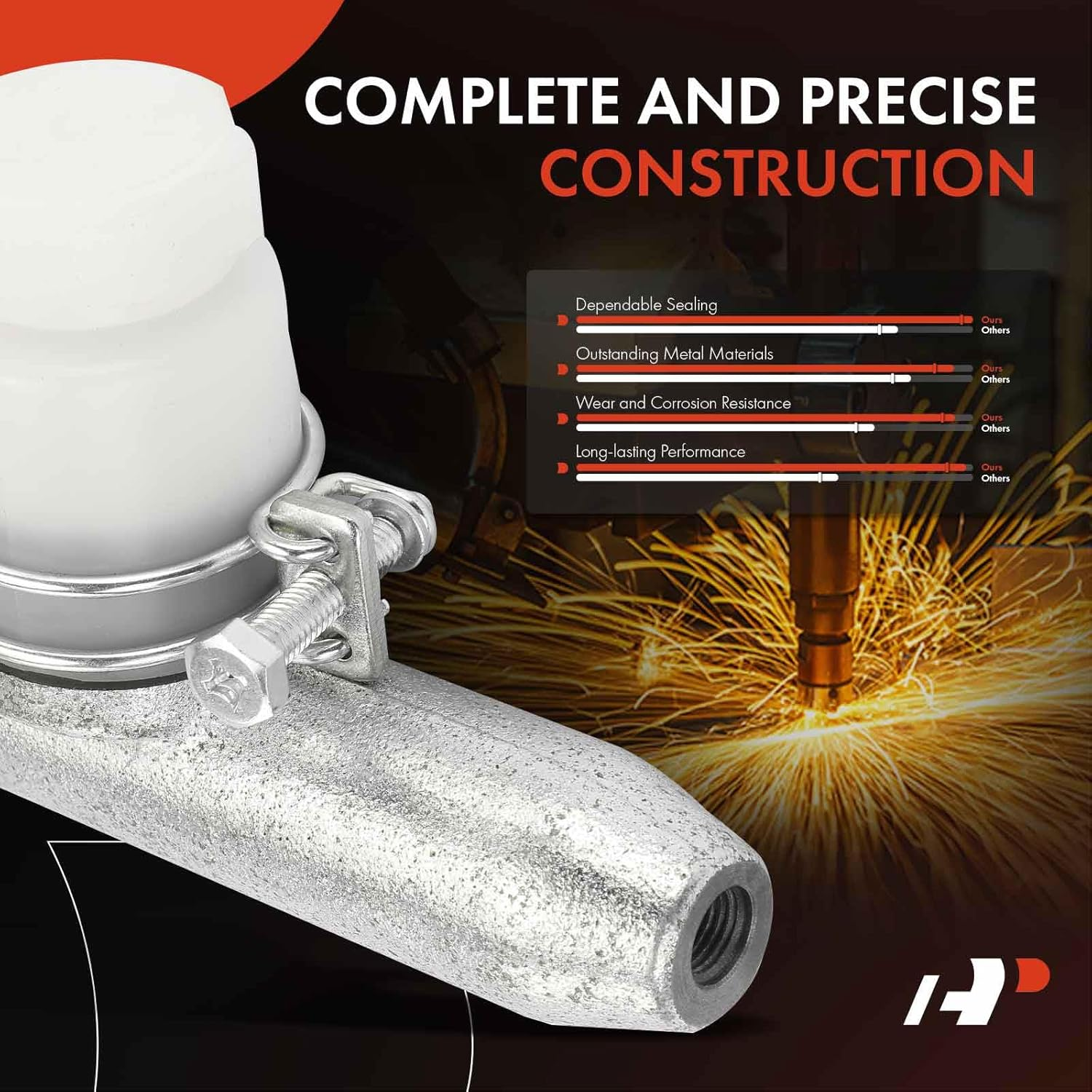 A-Premium Clutch Master Cylinder Replacement for MG MGB 1968-1980, with Reservoir, without Sensor image number 1