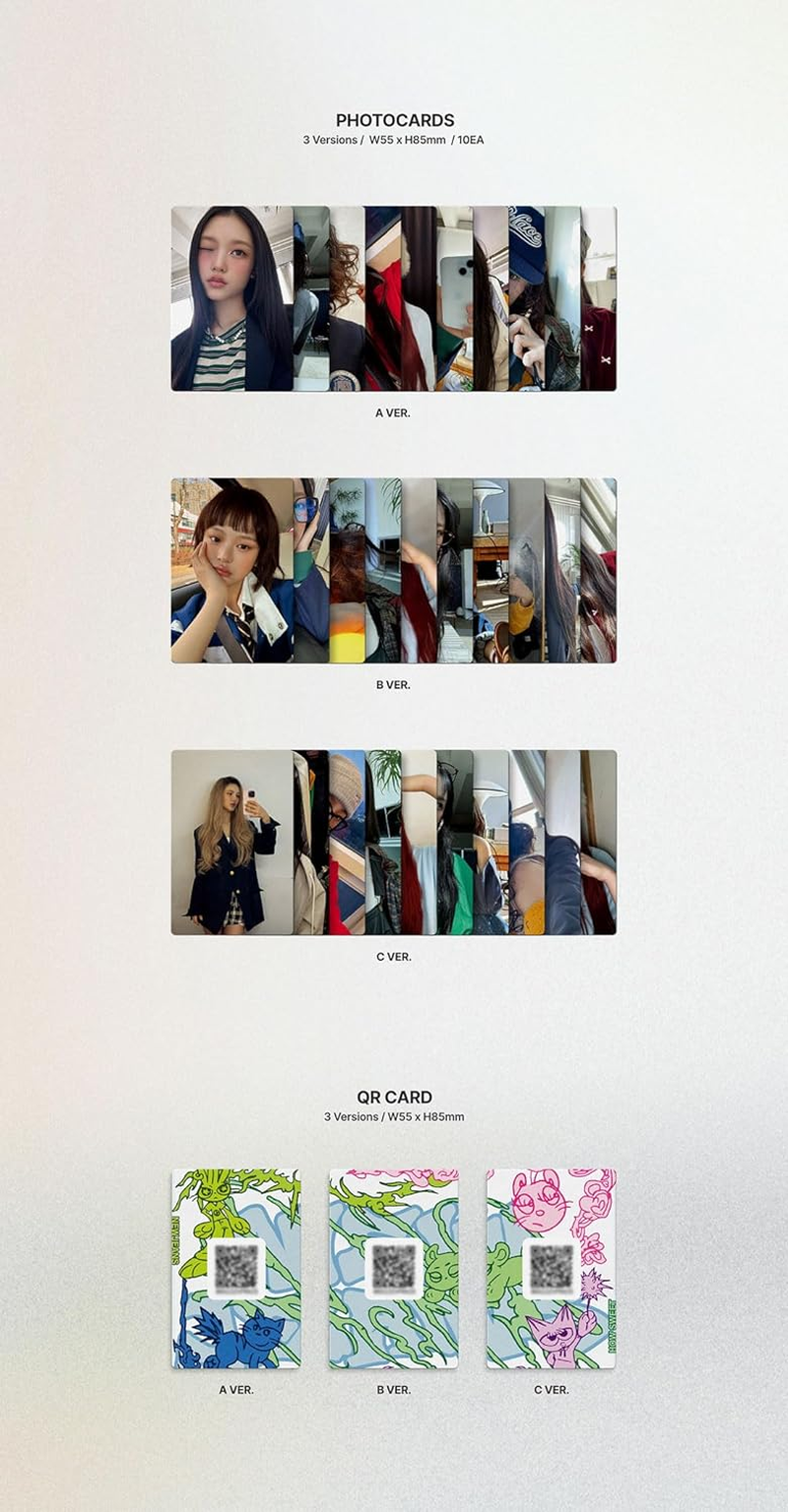 Newjeans How Sweet Double Single Album with Tracking Sealed NJS New Jeans (Weverse Albums 3 Version SET) image number 4