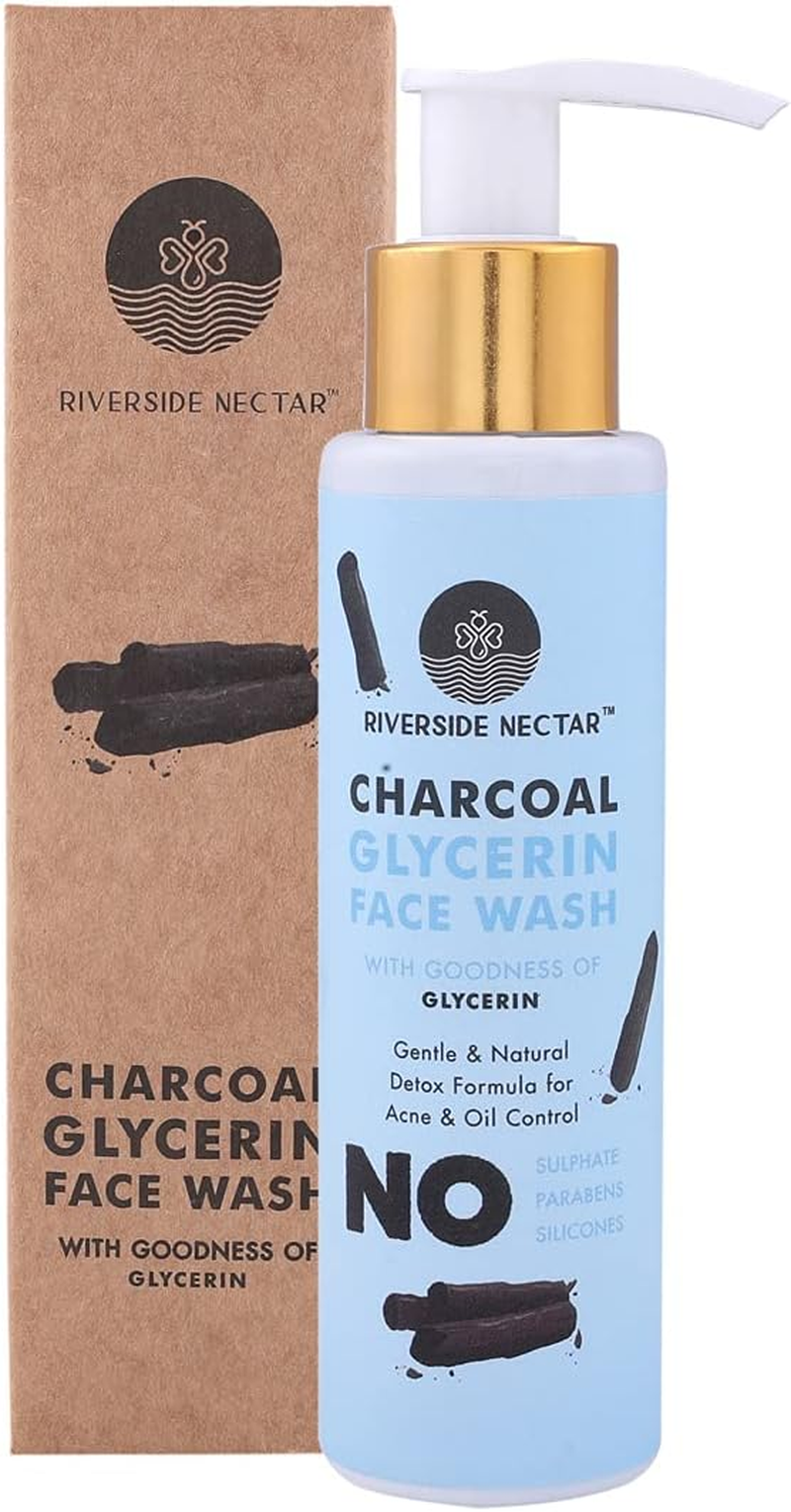 Riverside Nectar Combo of 4 Apple Cider Shampoo Lemon Peppermint Body Wash Shea Butter Keratin Conditioner and Charcoal Glycerin Face Wash for Sweat and Control Skin and anti Dandruff Hair Perfect image number 4