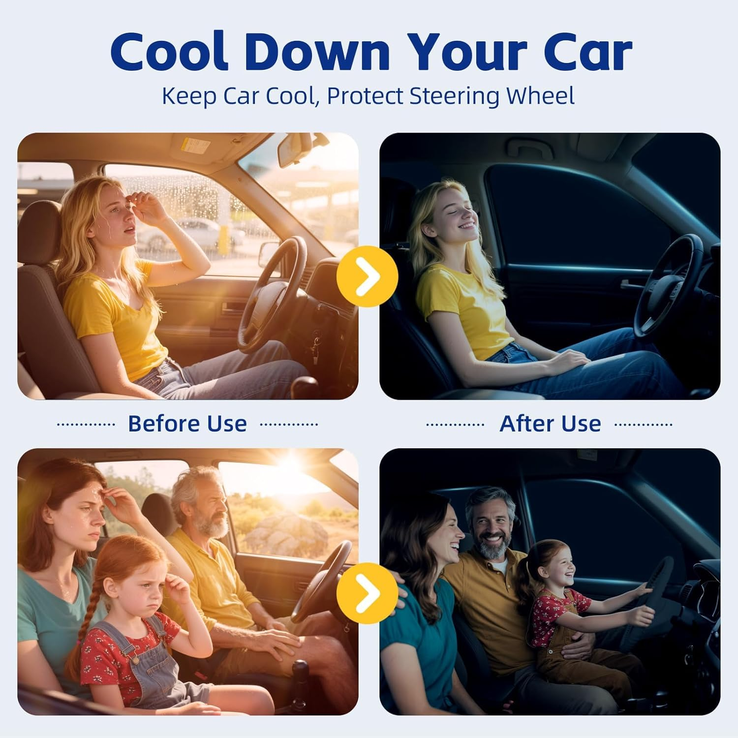 Car Window Shades for Tesla Model Y Juniper 2025 2026 with Suction Cups(No Falling), Custom Fit Side Window Sun Shade Set, Privacy UV Block Window Covers, Full Blackout Sunshade for Camping(8Pcs) image number 6