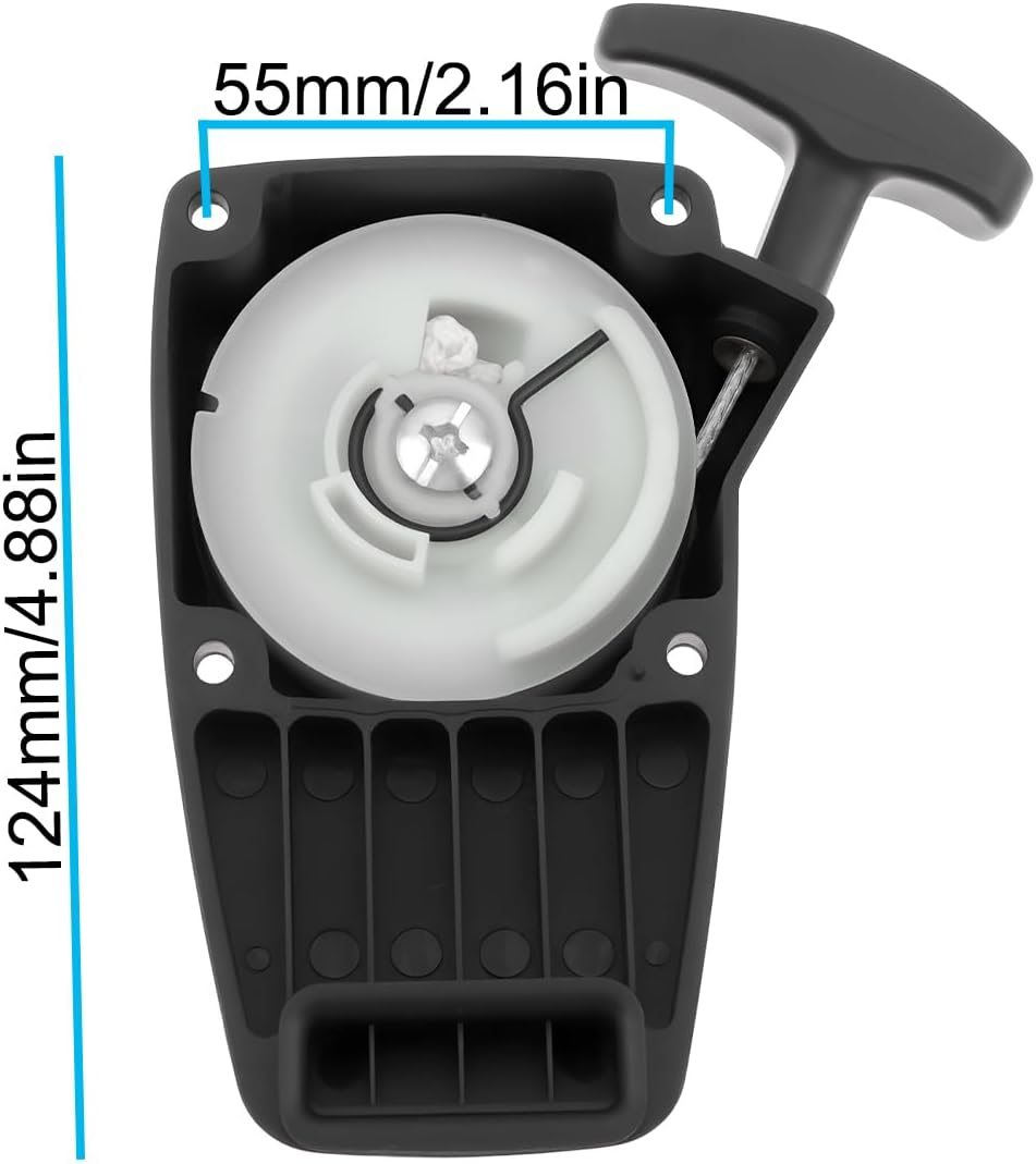 Recoil Pull Starter 125917-7 Compatible with Robin EH025 BHX2500 BHX2500CA EM4251 image number 4