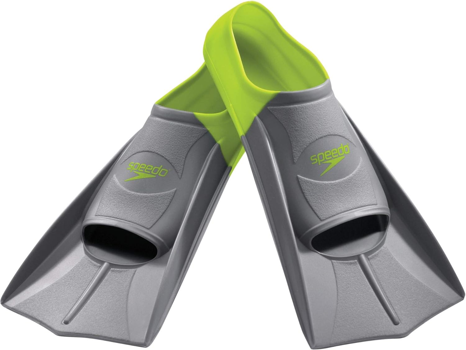 Speedo Unisex-Adult Swim Training Fins Rubber Short Blade