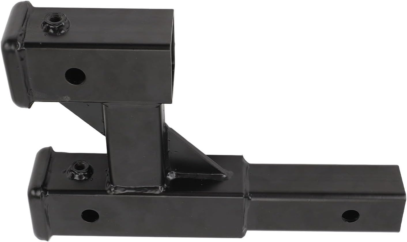 Tra Riser .65In Steel Extension Adapter for 2" Receiver &ndash; Tow Extender for Suvs, Pickup Trucks & Rvs