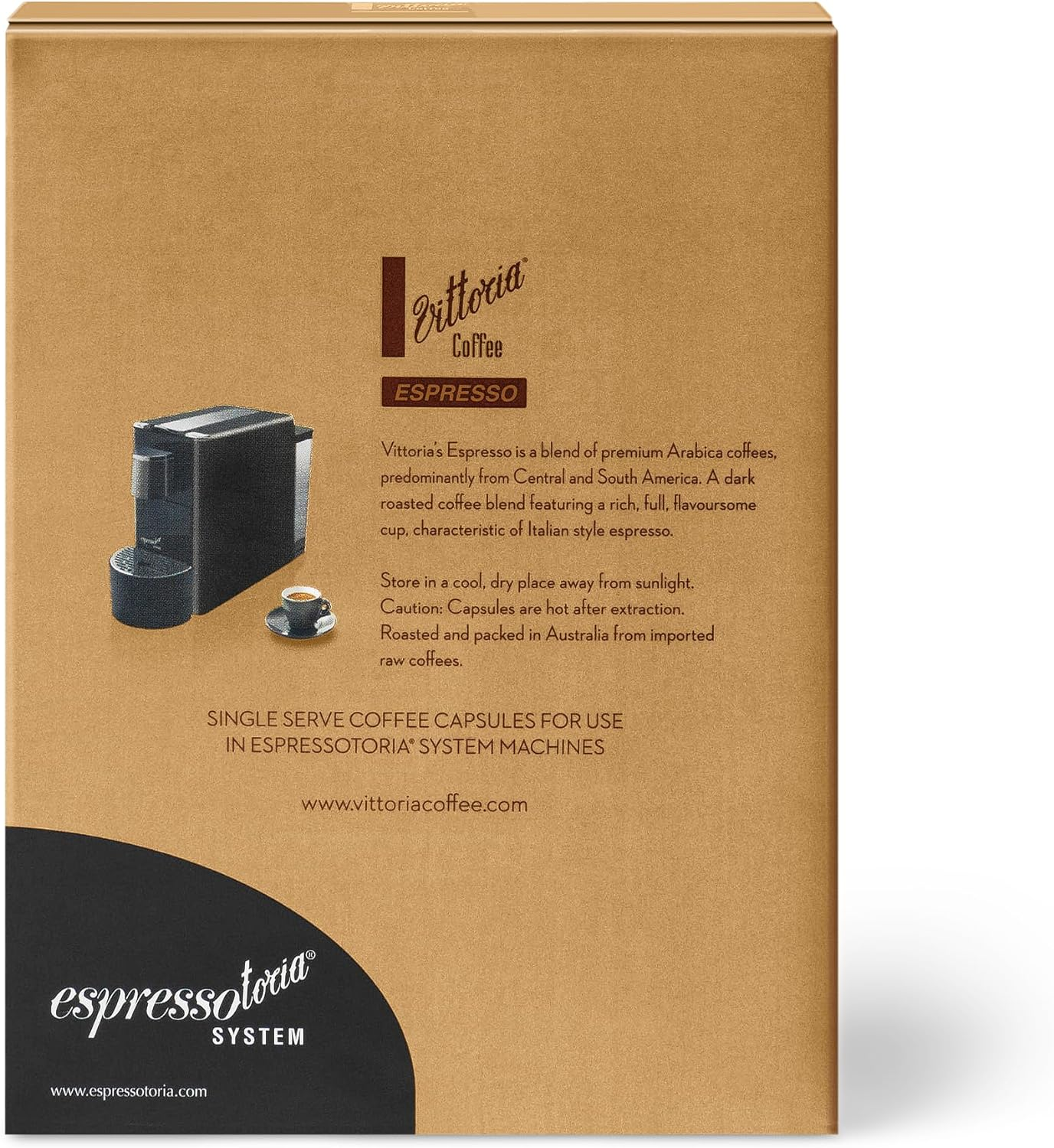 Vittoria Coffee Espresso Espressotoria System Capsules 78 G (Case of 12) image number 5