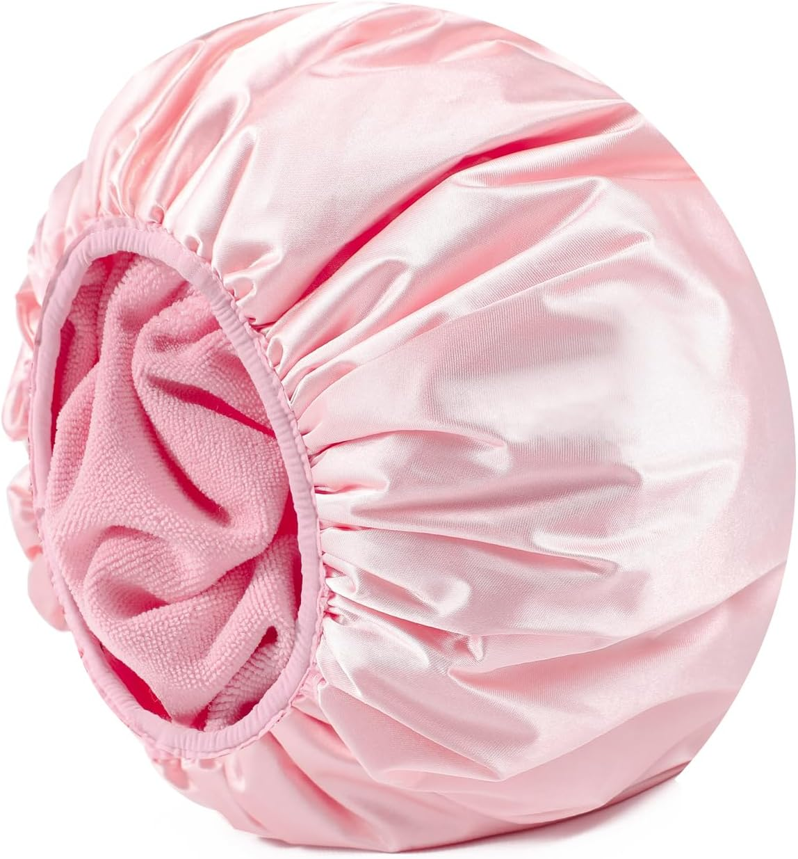 Years Calm Silk Bonnet for Sleeping Women, Double Layer Soft Ajustable Elasticity Band Satin Bonnet for Sleeping Hair - Sleep Shower Caps (T-3) image number 1