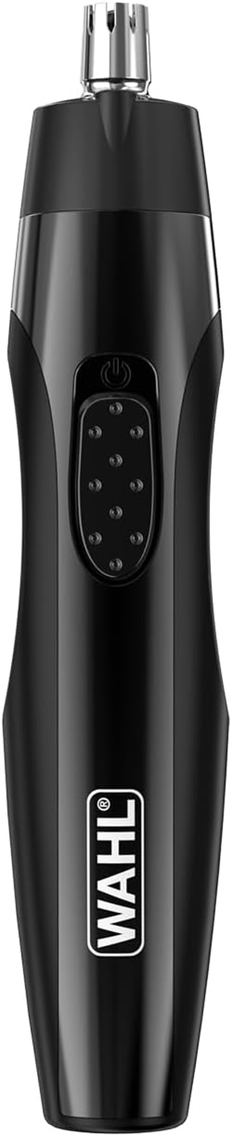 Wahl 2 in 1 Detail Trimmer, Ear, Nose & Precise Facial Hair Trimmer, Battery Powered & Washable Heads, Comfort Grip & Travel Case Accessory, Long Lasting Washable Heads image number 1