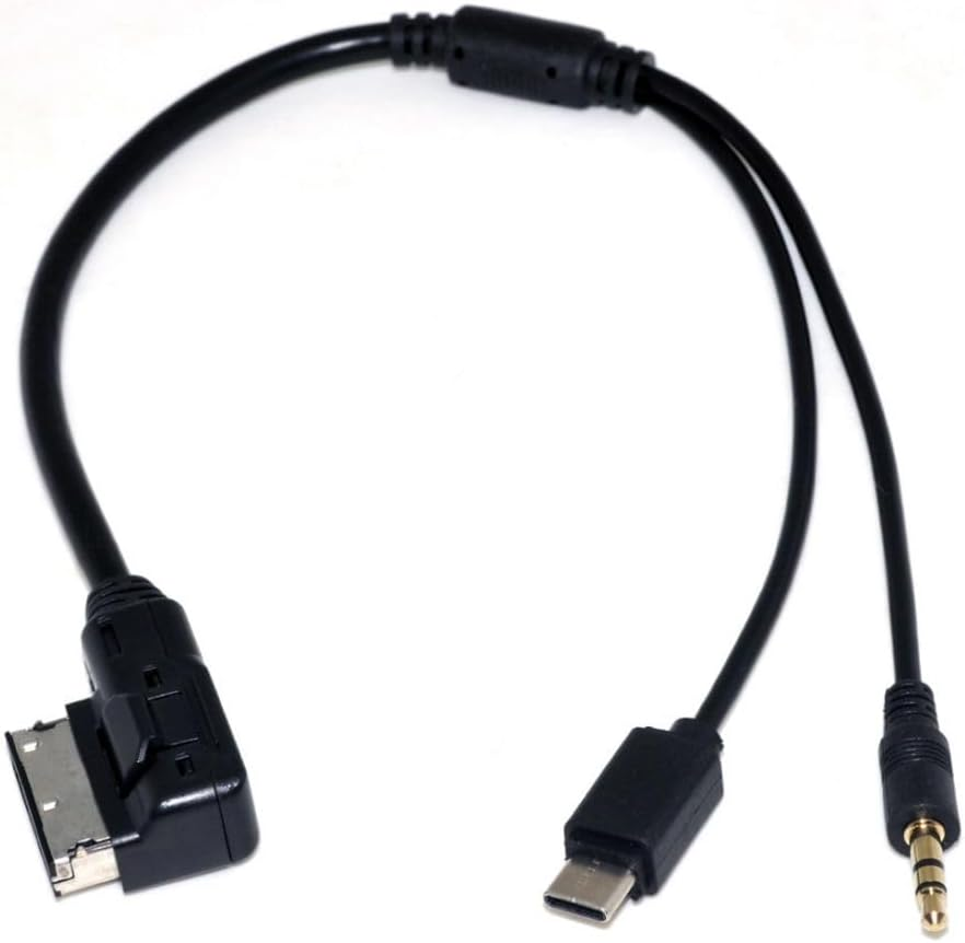 CY USB to Media in AMI MDI AUX Flash Drive Adapter Cable for Car