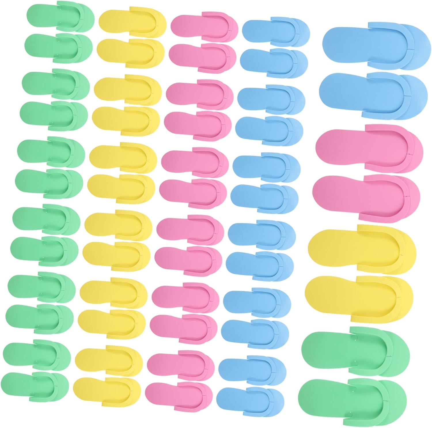 Foldable EVA Travel Slippers for Men and Women Bulk Purchase Soft Comfy Non Slip Spa Gym Pool Sandals for Hotel Home Beach Use image number 3