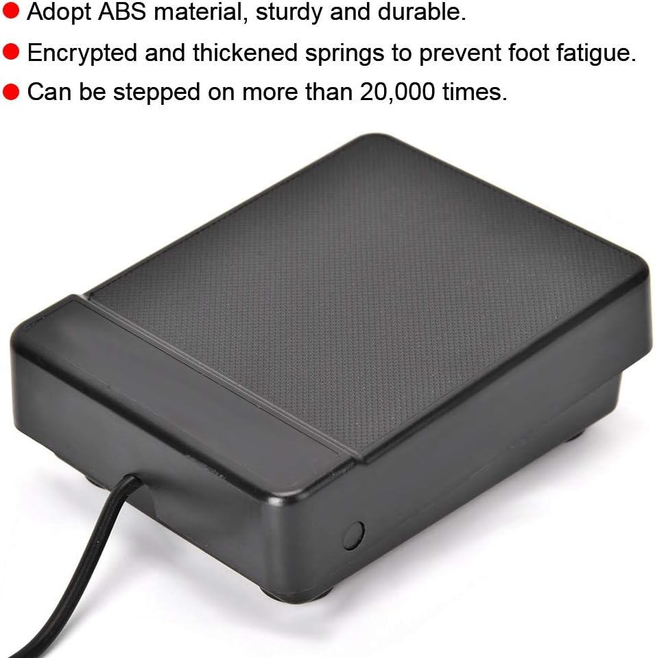 Non-Slip ABS Sustain Pedal, Electronic Piano Pedal, Keyboard Pedal, 6.35 for Electronic Keyboard Piano Sturdy Home Long Service Time image number 4