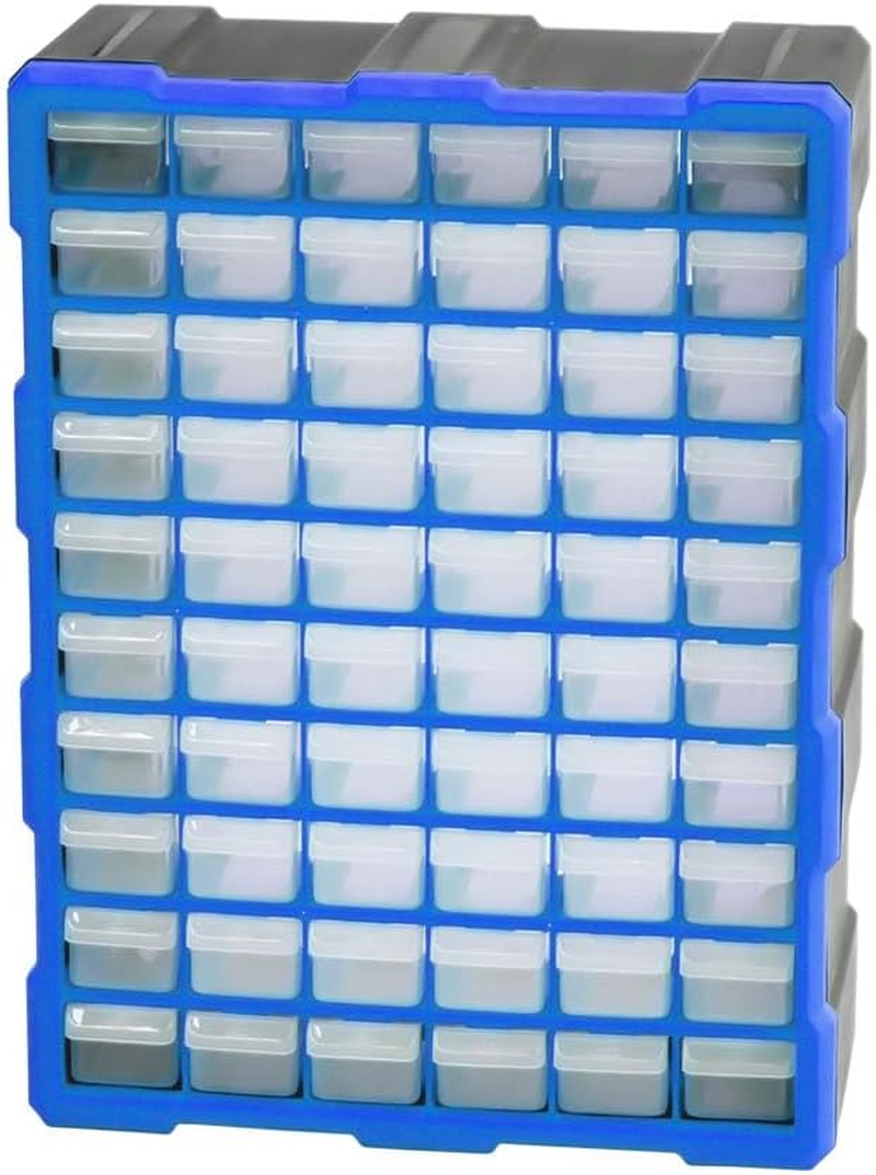 39-Drawer Plastic Storage Cabinet for Sorting Screws, Nuts & Tools &ndash; Wall Mountable Workshop Organiser with Small Parts Drawers, Ideal for Dividing Items in Garage & Craft Room
