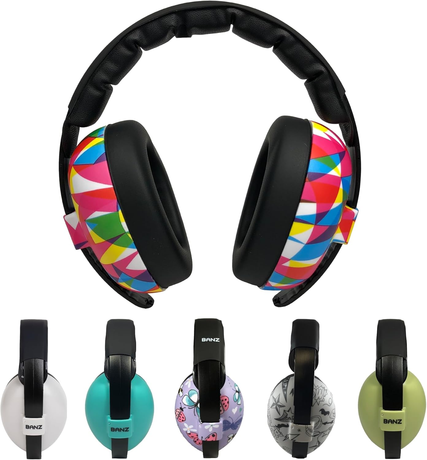 Banz Mini Earmuffs, Geometric, Small image number 2