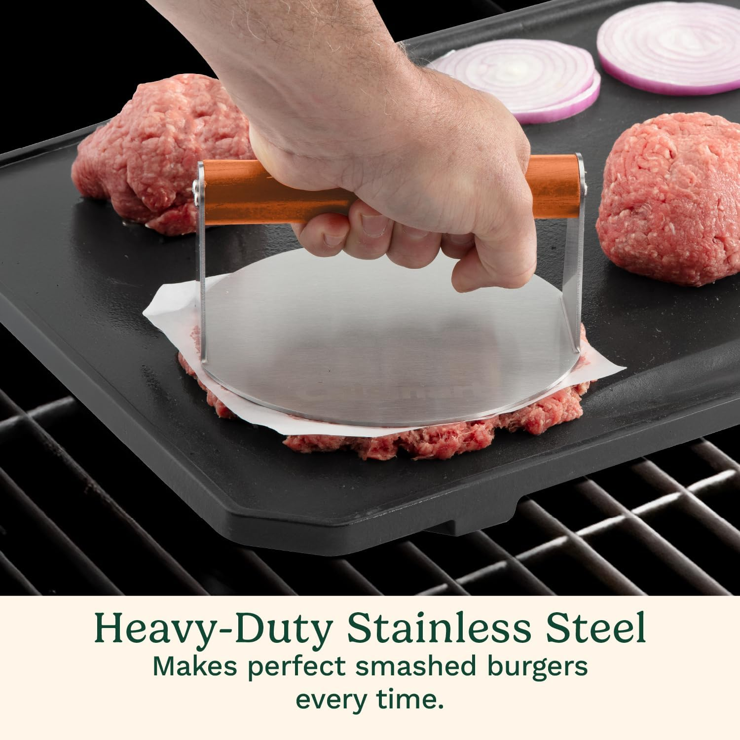 Cuisinart CISB-275 Stainless Steel Smashed Burger Press image number 4