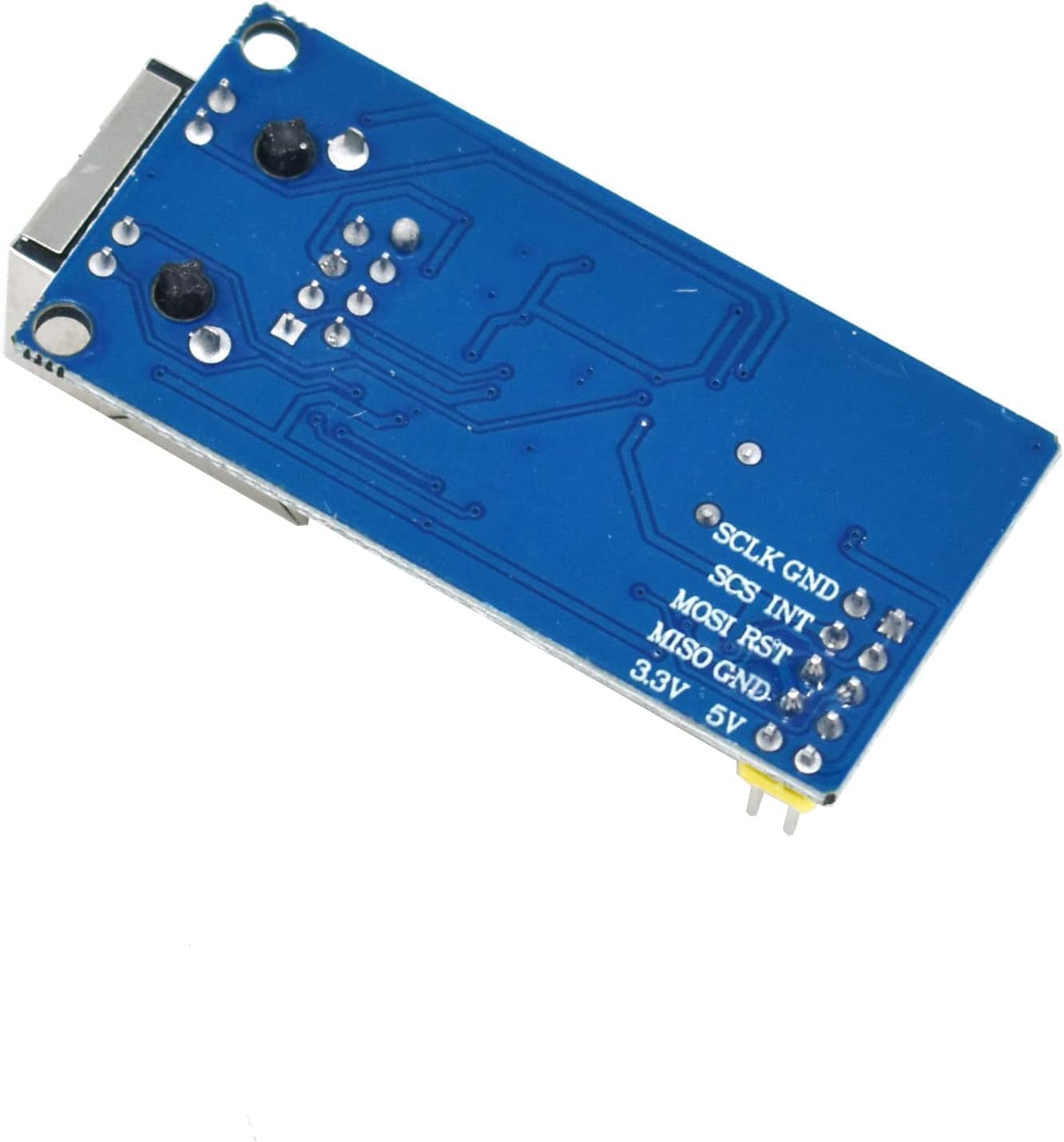 2Pcs W5500 Ethernet LAN Network Module Support TCP/IP51/STM32 Microcontroller Program with 32K Bytes SPI 3.3V/5V over W5100 image number 2