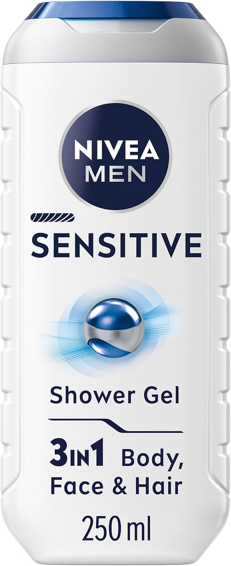 NIVEA MEN Sensitive Shower Gel Pack of 6 (6 X 250 Ml), Alcohol-Free Shower Gel for Sensitive Skin, Gentle Shower Gel for Men, Shower Gel for Irritated Skin image number 6