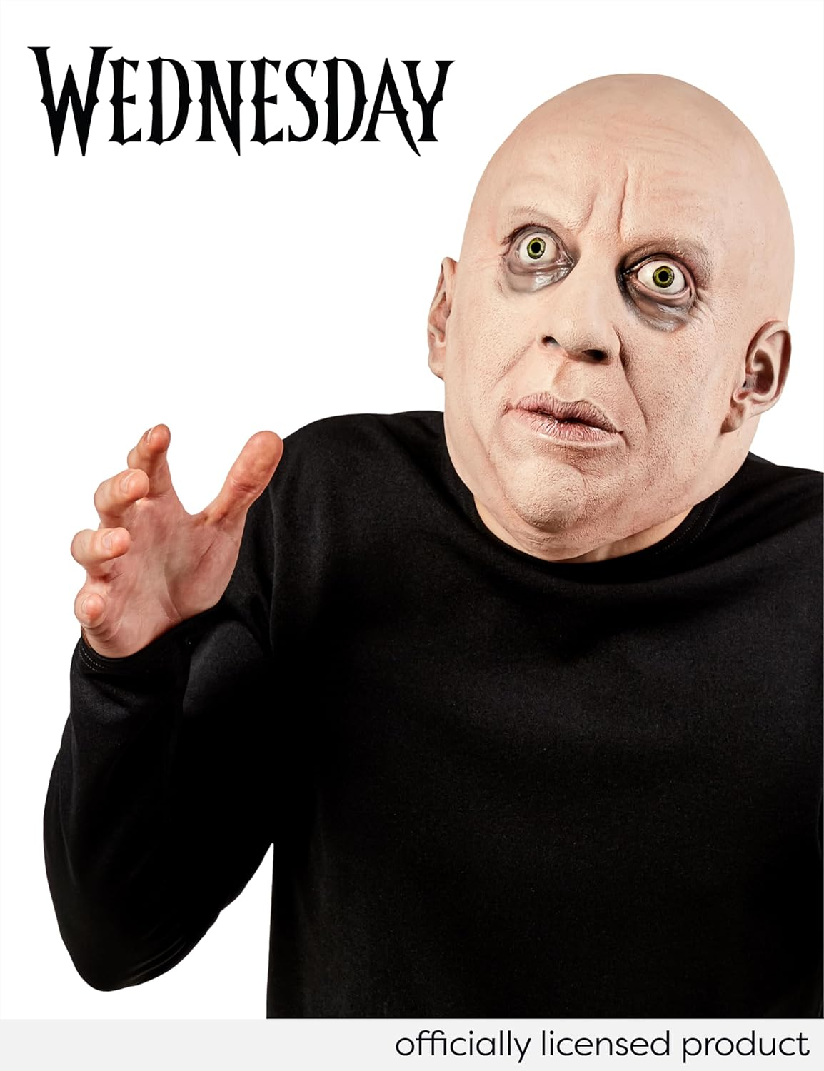 Uncle Fester Overhead Mask for Adults - Wednesday (Netflix) image number 1