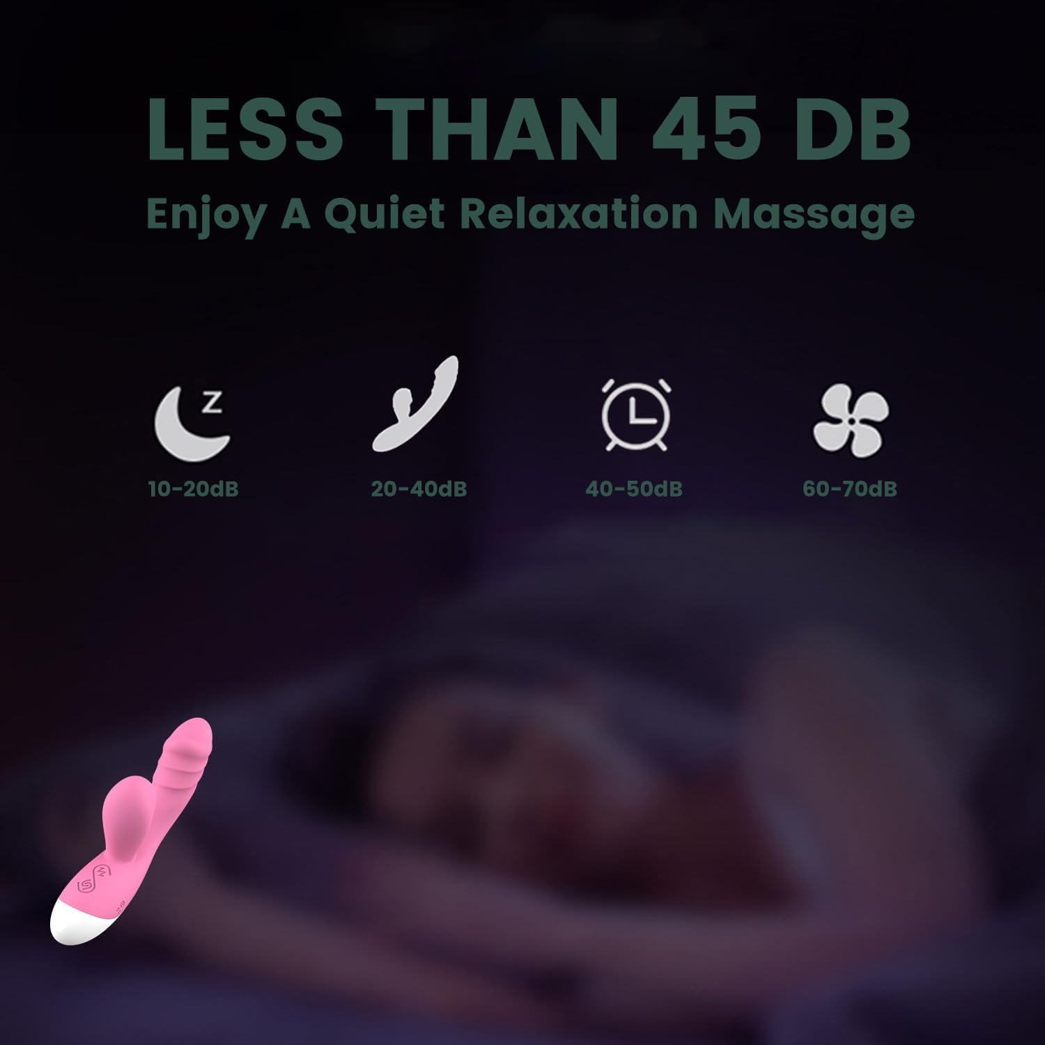 LONZYON Sex Toys G Spot Dildo Rabbit Vibrator Woman Vagina Clitoris Stimulator Vibrate Sucking Sex Toy for Women Female Masturbation Adult Goods (Pink)