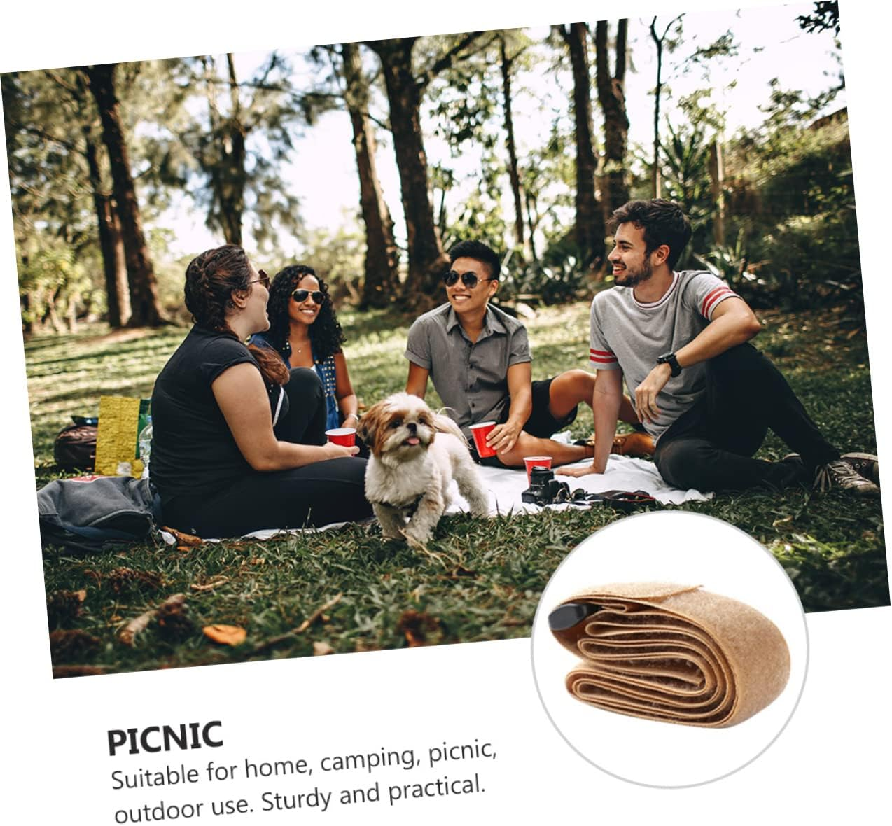 Veemoon 4Pairs Lashing Straps for Camping Adhesive Luggage Ropes Binding Belts Adhesive Buckle Belts Outdoor Storage image number 5