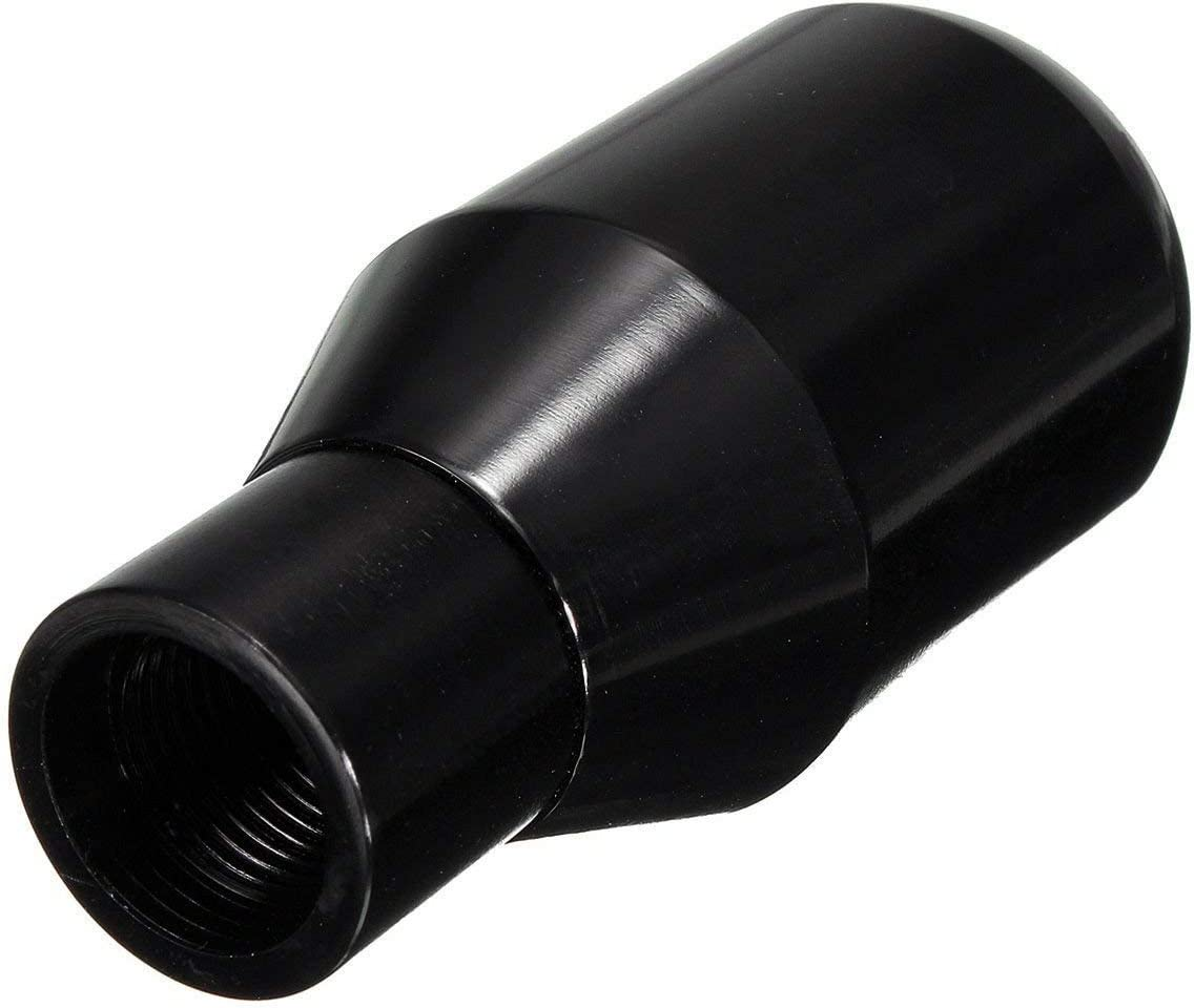 Shifter Adapter Universal 5 Speed Manual Metal Chrome Gear Shift Knob Lever Stick Pen Handle Head Car Styling Accessories Racing Style (Black) image number 5