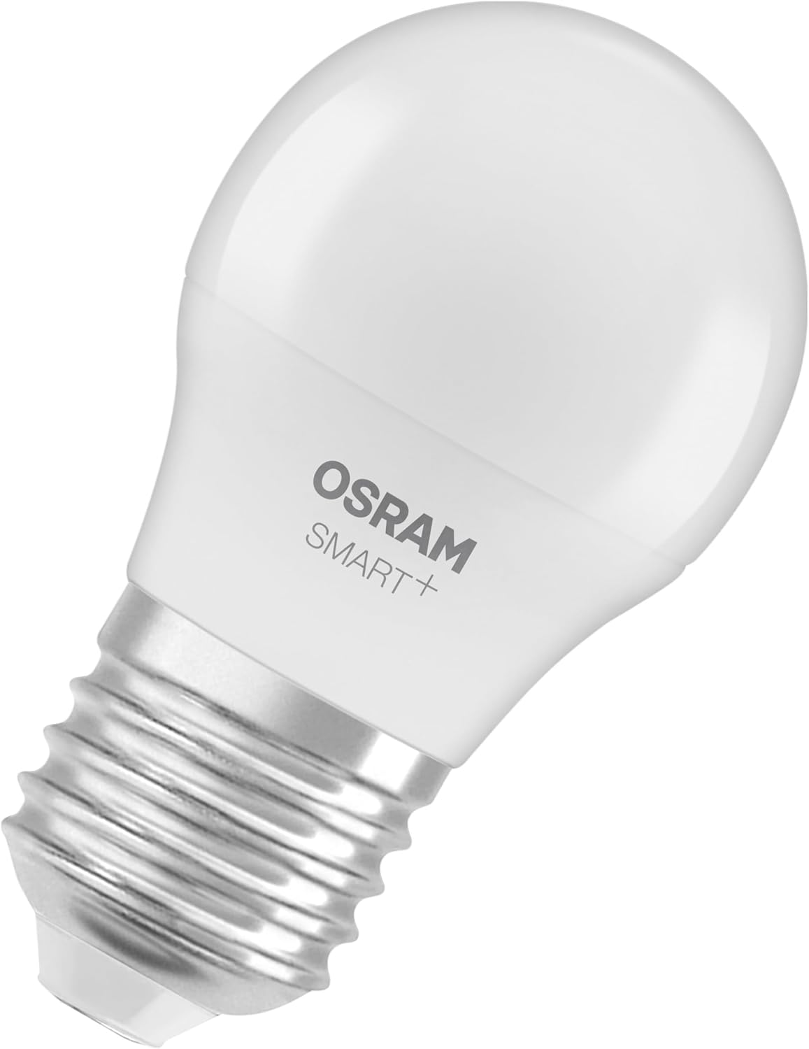 OSRAM Smart+ LED Lamp P40 RGBW E27, Mini Ball Shape, WLAN Enabled, Controllable with App, Compatible with Matter, Alexa, Google Assistant
