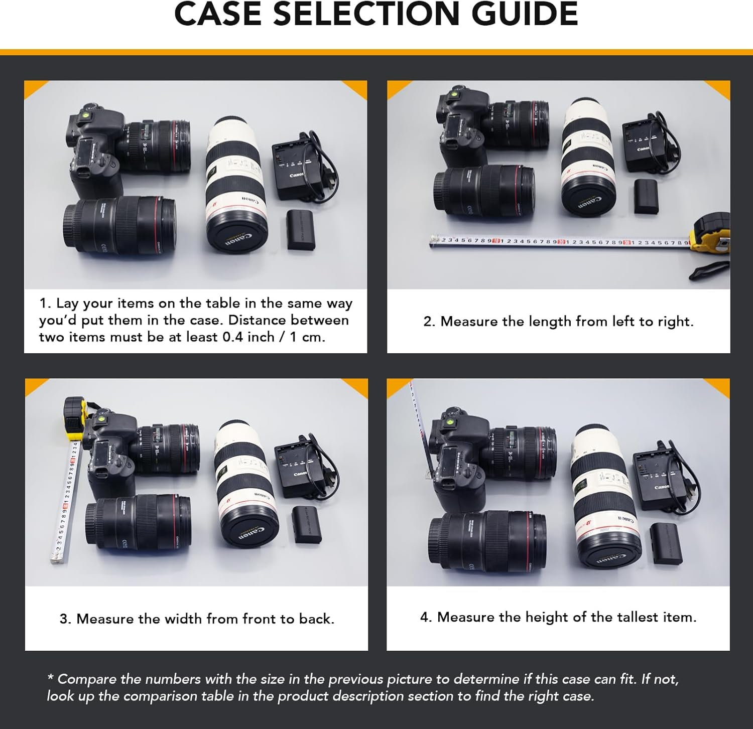 Lykus HC-3011 Waterproof Hard Case with Customisable Foam, Interior Size 31X13.9X8.9 Cm, Suitable for Short Slim Items image number 3