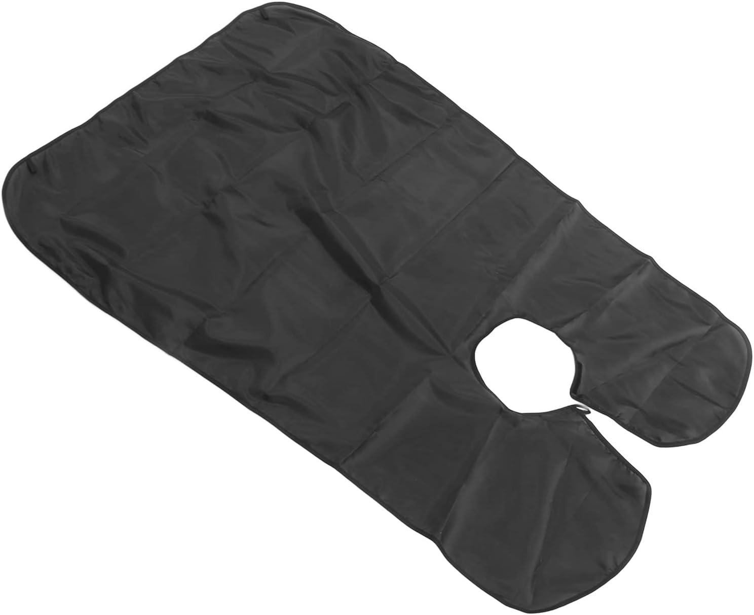 Salon Hairdressing Cape Waterproof Polyester Super Silky Full Coverage Adjustable for Everyone Black image number 1