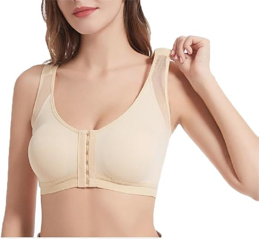 Women'S Underwear Microfibre Post Surgery Bra Large Size Non Steel Ring Postoperative Underwear image number 1