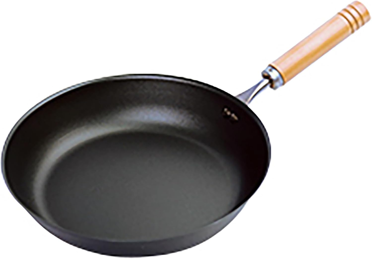 Sugiyama Metal KS-3043 Oval Frying Pan, Compatible with Induction and Gas Fires, Iron, Made in Japan, Artisan Flavor, Nano Embossing, Light Weight Even Though Iron Works with Oil image number 6