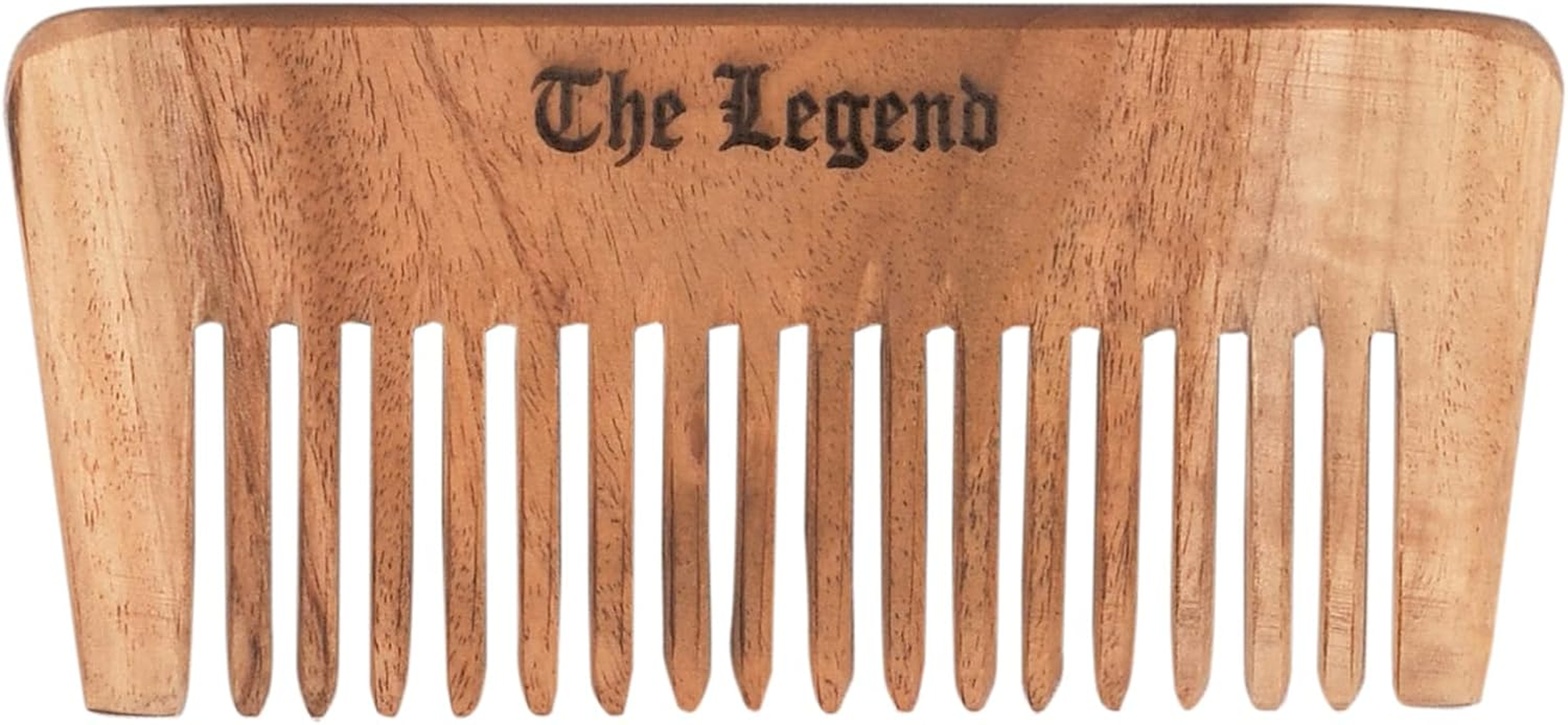 The Legend Neem Comb, Wooden Comb | Hair Growth, Hair Fall, Dandruff Control | Hair Straightening, Frizz Control | Comb for Men, Women (Wideteeth,Handle and Normal, Pack of 3) image number 1