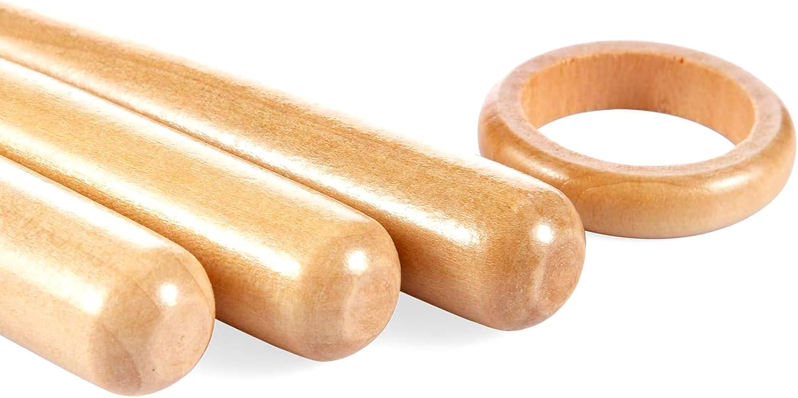 Baseball Stands for Display, Wooden Baseball Bats Display Stand Baseball Display Baseball Stands for Display for Tables for Kids and Sports Lover (Log) image number 2