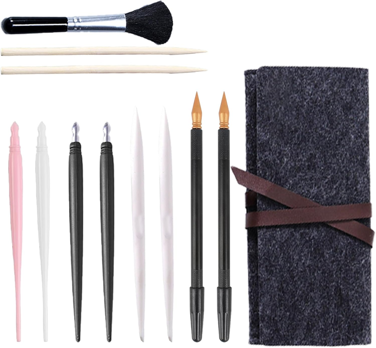 NICEIN Scratch Pens for Scratch Pictures Set, 14 Scratch Pictures for Children'S Tools, Scratch Pictures Adult Pens with Multiple Functions, Scratch Pens with Various Tips, Free Storage Bag