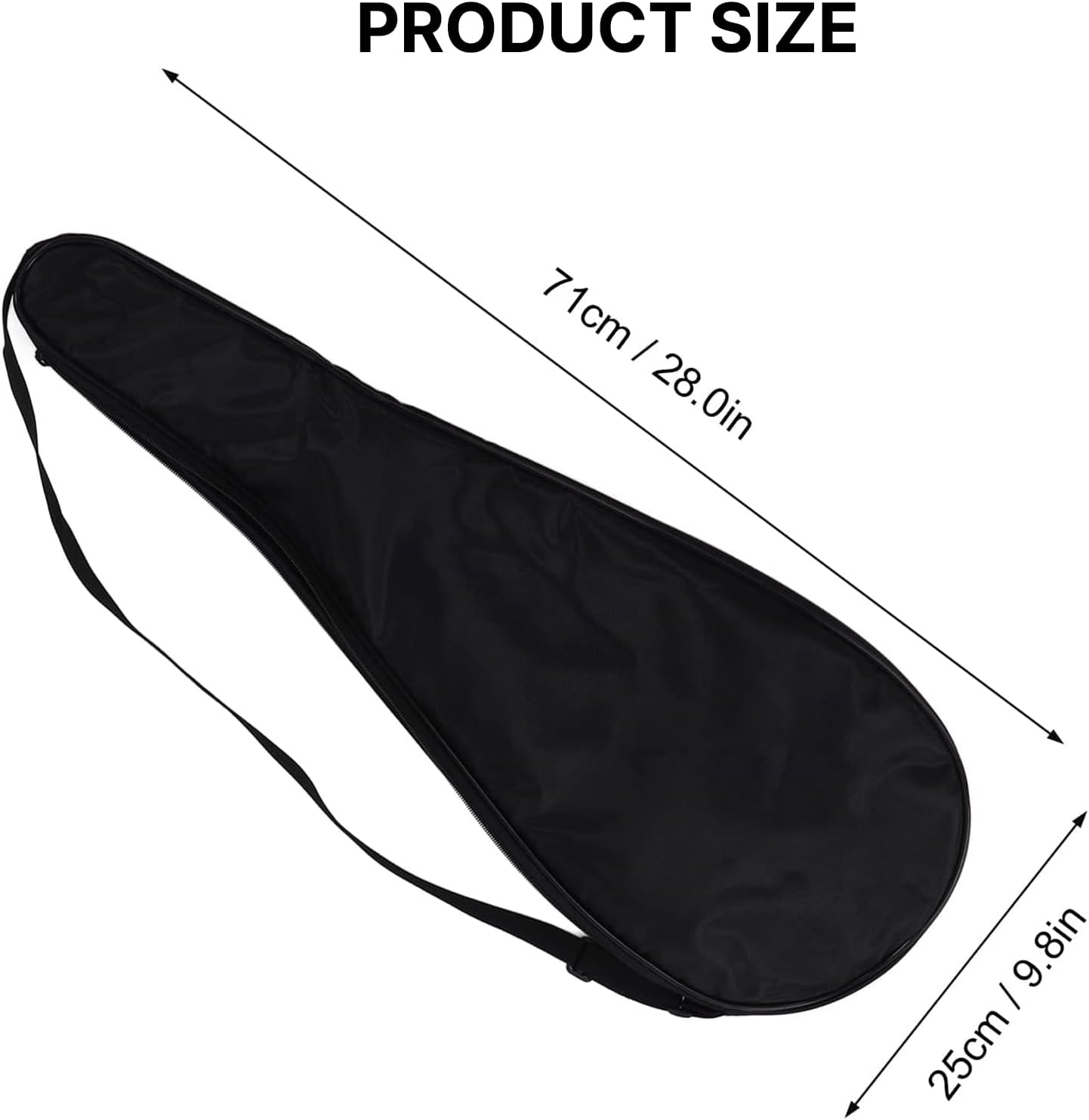 Squash Racquet Cover Bag,Lightweight Squash Racquet Bag,Racket Carrying with Adjustable Shoulder Strap for Tennis, Badminton