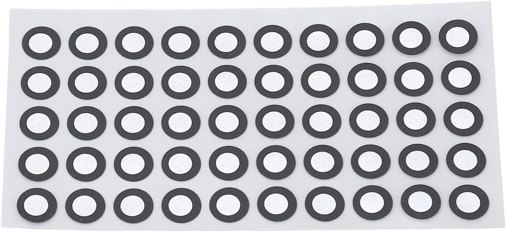 1000Pcs 3D Scanning Dots, Scanning Markers, 6Mm Positioning Targets with Black Contour for 3D Scaner,Id 6Mm OD 10Mm High Reflection Strong Adhesion Reference Point Marker image number 1